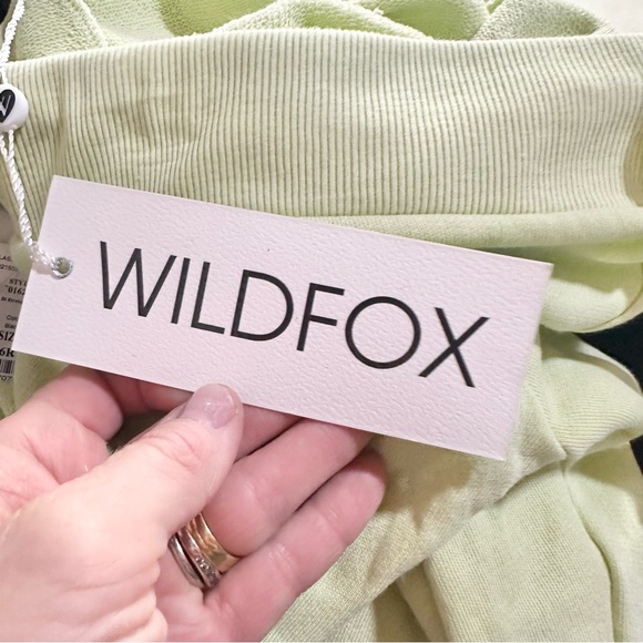 Wildfox Love Life Light Green Jogger Sweatpants Size Small - NWT - Picture 8 of 8